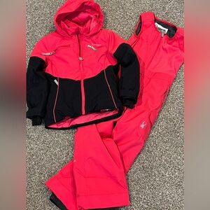 Girls Spyder ski set